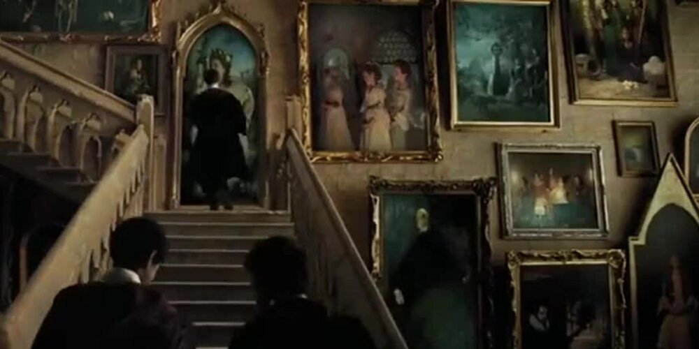 Lebende Gemälde in Harry Potters Hogwarts