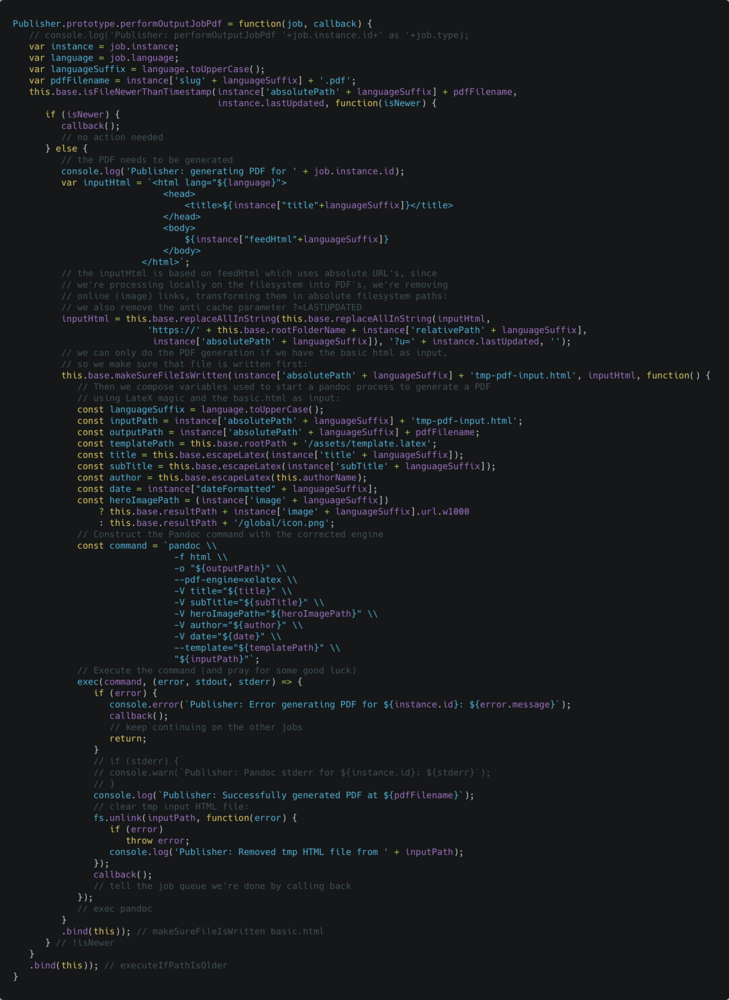 PDF code mit Pandoc und LaTeX