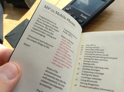 What was the last time I got a booklet with my phone?
