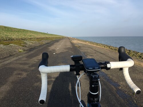 First gran fondo was cycling around the Dutch