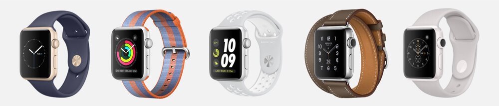 Different styles thanks to the different watch band options