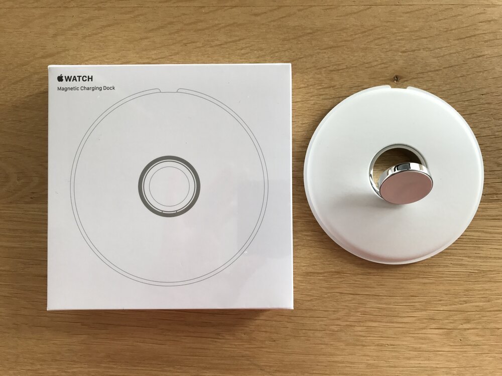 The Magnetic Charging dock is a fancy solution to an annoying problem: the constant need to charge the smartwatch