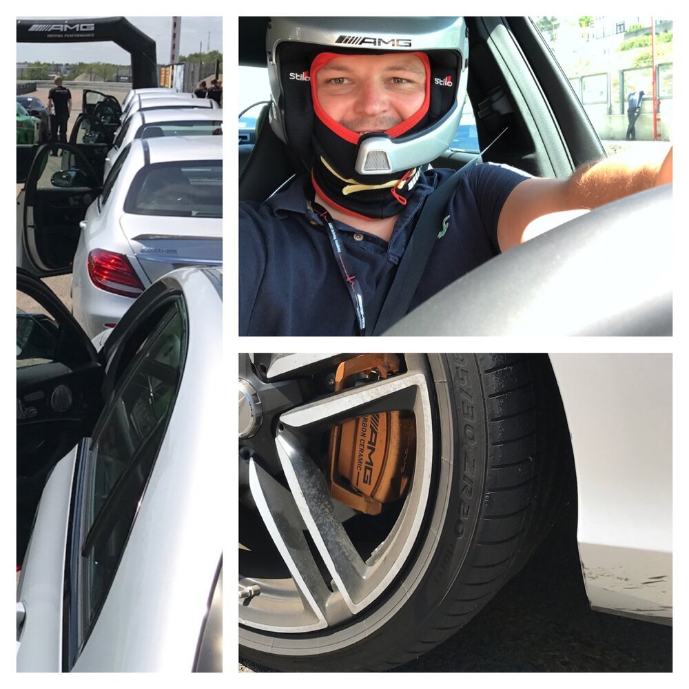 Driving the E63S around track surely gets the blood pumpin'...