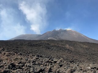 Climbing Mount Etna