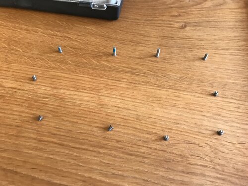 Make sure to remember what screw went where...