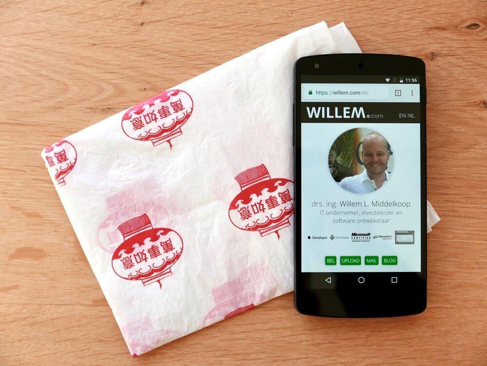 LG Nexus 5 running the latest version of Chrome (v63)