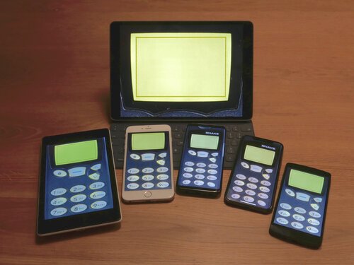 Prototype of Snake '97 running on various devices