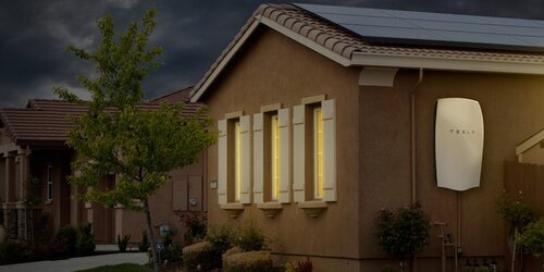 The Tesla PowerWall is a large battery pack that can be used to power an entire house