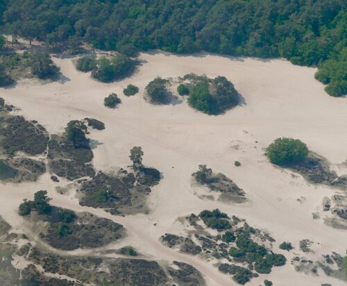 De Korte Duinen, Soest, seen from above