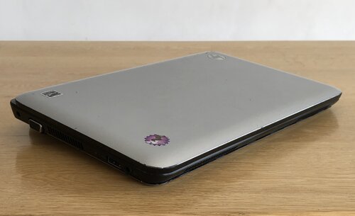 Laptop as it arrived at the community center