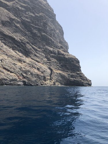 Swimming in the Atlantic Ocean, down at Los Gigantes