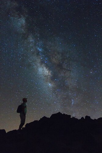 Me and the Milky Way (photo by Ellen Middelkoop)