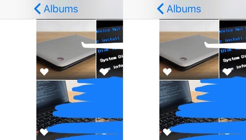 Inspecting quality: left original, right pngquant