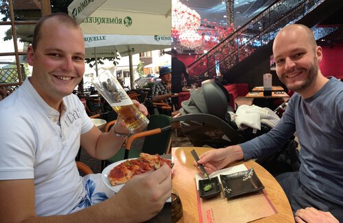 Before and after changing my lifestyle - two different Willem's
