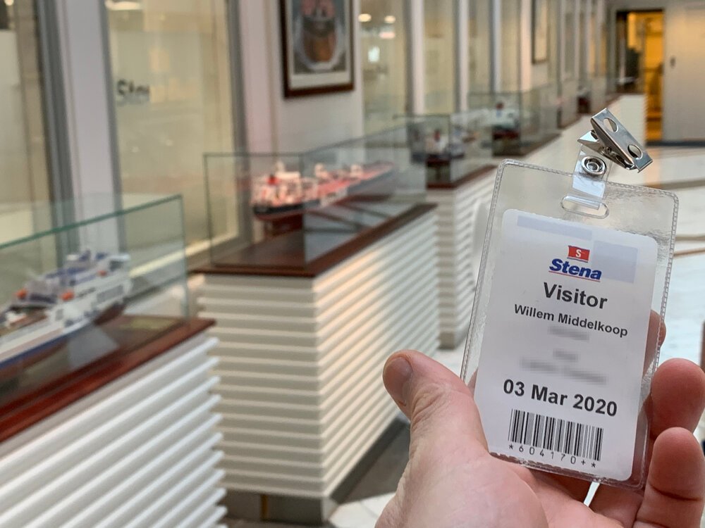 Visiting a large international shipping company to talk about enterprise software