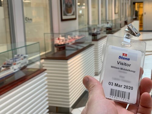 Visiting a large international shipping company to talk about enterprise software