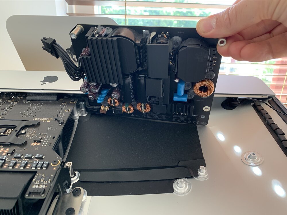 Removing the power supply board