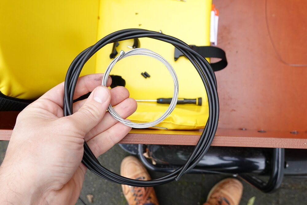 New inner and outer shifter cable