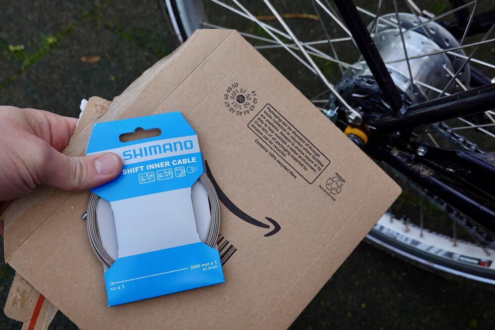 Cargo bikes and tandems require longer cables! If your local bike shop doesn't sell them, you can find them on Amazon