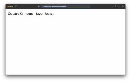 A special URL returns a simple text response if a few common (internal) function calls succeed