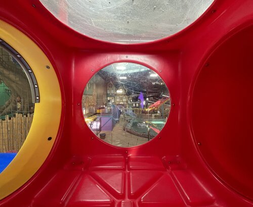 When was the last time you where trapped in a red plastic box?