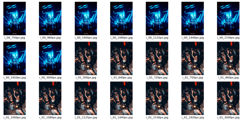 All visuals are individually optimised with multiple copies for different screens, maximising the responsive design's fidelity