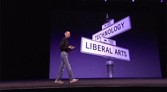 Magic happens at the intersection of technology and liberal arts, as Steve Jobs often said