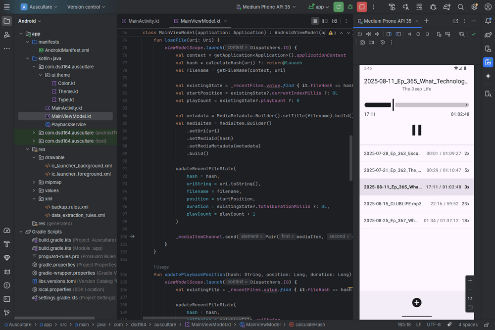 Making the app I want using Android Studio and Kotlin