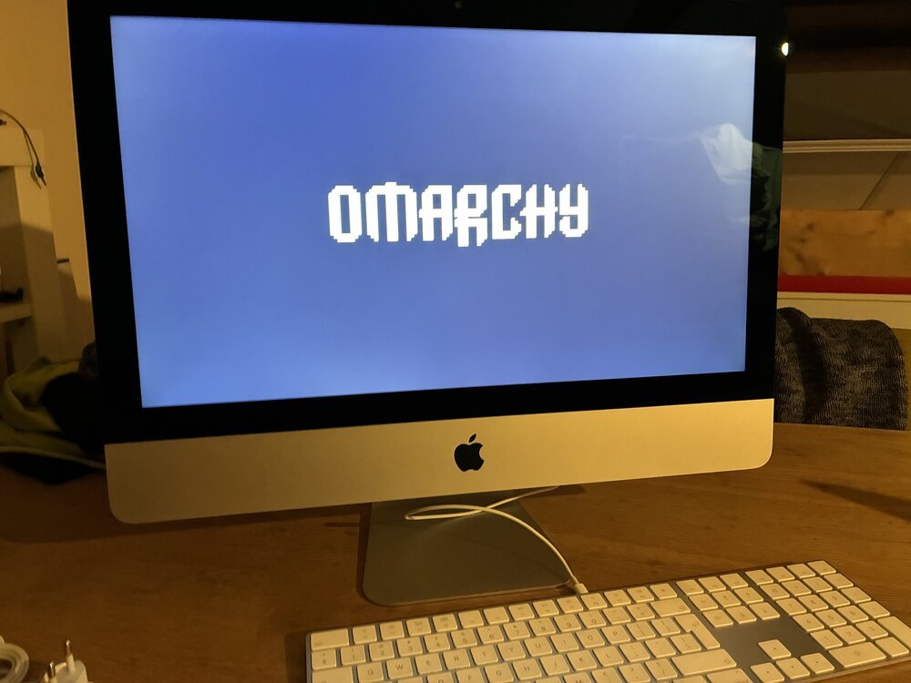 Don't be fooled by the tongue-in-cheek retro logo: Omarchy is a cutting edge flavour of Linux with all the modern tools you need