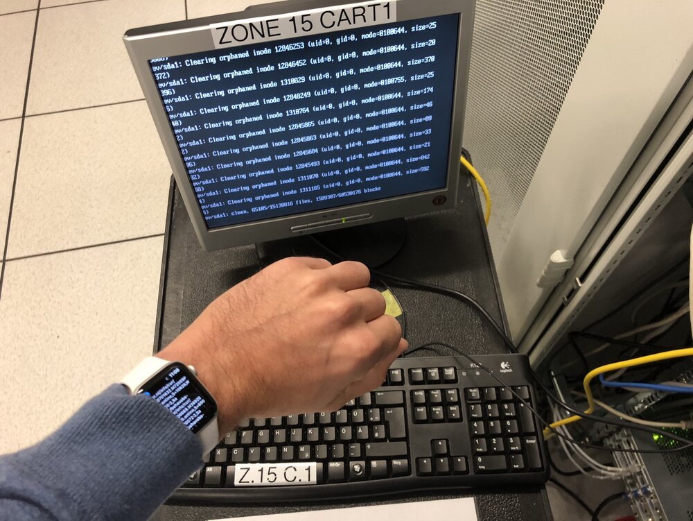 Consola conectada al servidor