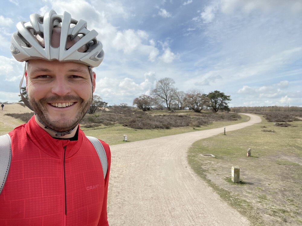 ... ¡y bajo un sol radiante! (Zuiderheide, cerca de Laren)