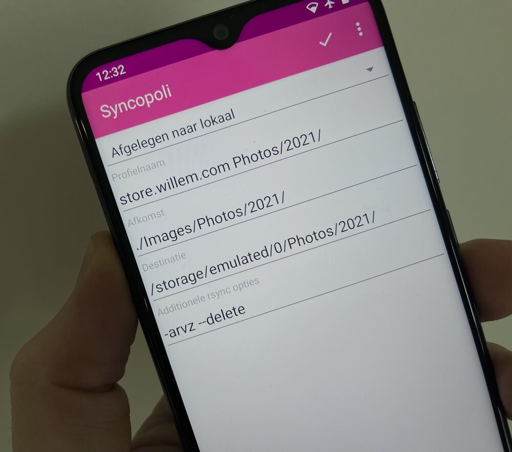 Sincronizando mis fotos con mi NAS usando Syncopoly, un cliente rsync para Android