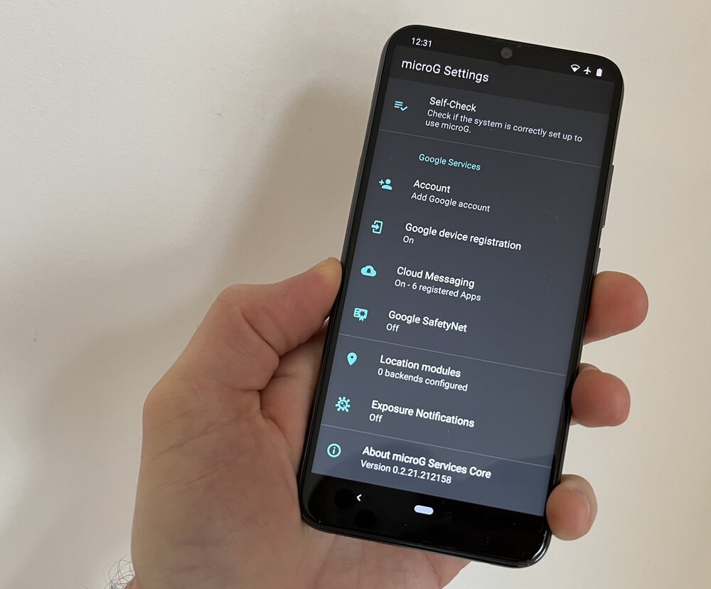 microG en mi Volla Phone