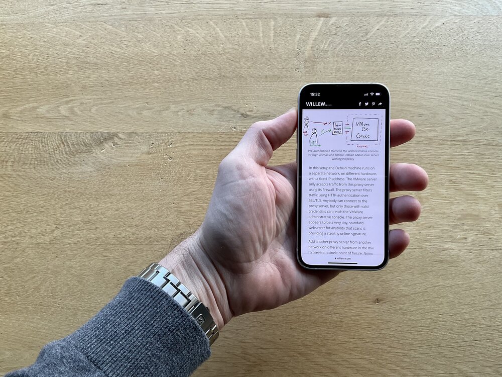 iPhone Mini - cabe en una mano