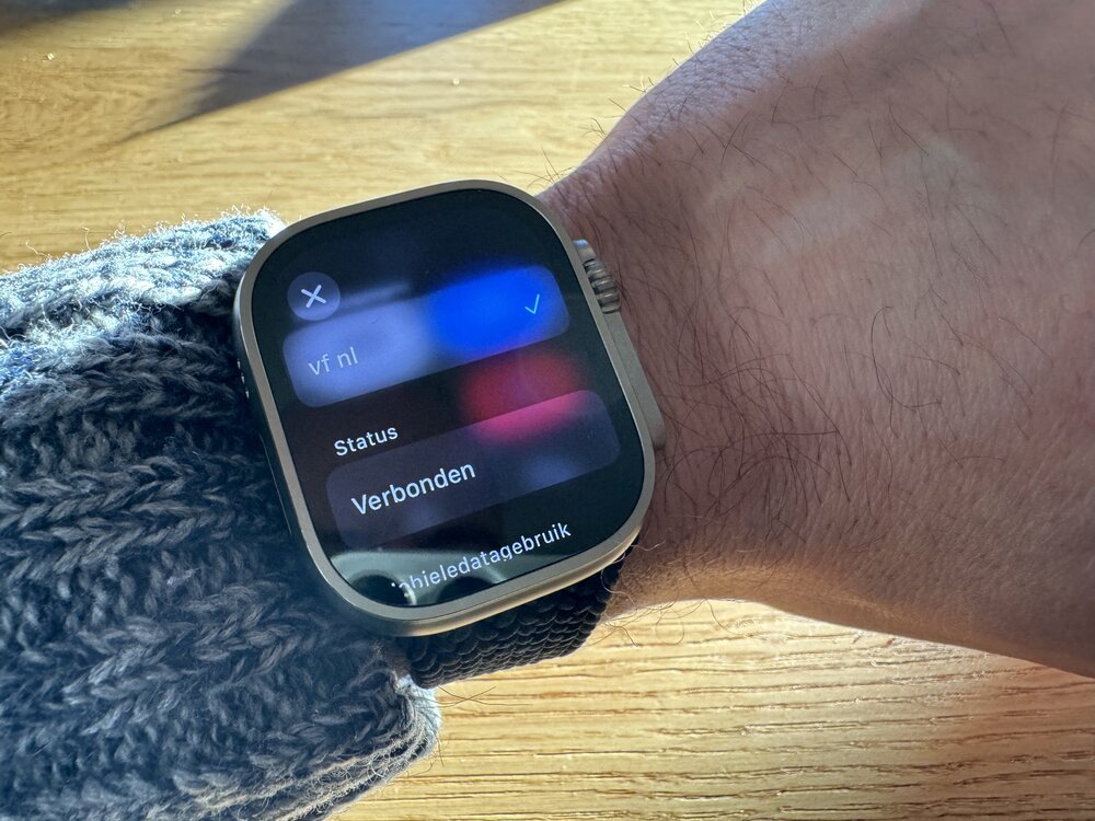 Sintiéndose conectado... Apple Watch Ultra 2 con Vodafone NL