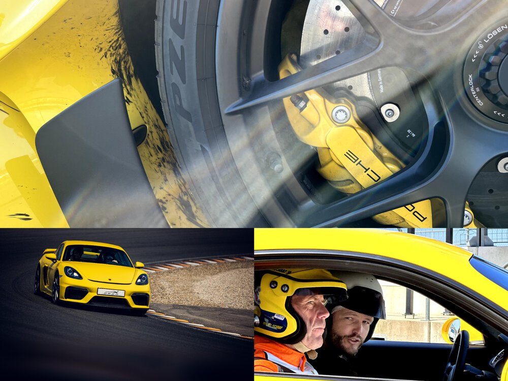 Llevar como trofeo: Correr con un Porsche o usar un Fairphone, las cicatrices cuentan la historia épica - ¡corriendo en Zandvoort con mi amigo Niels!