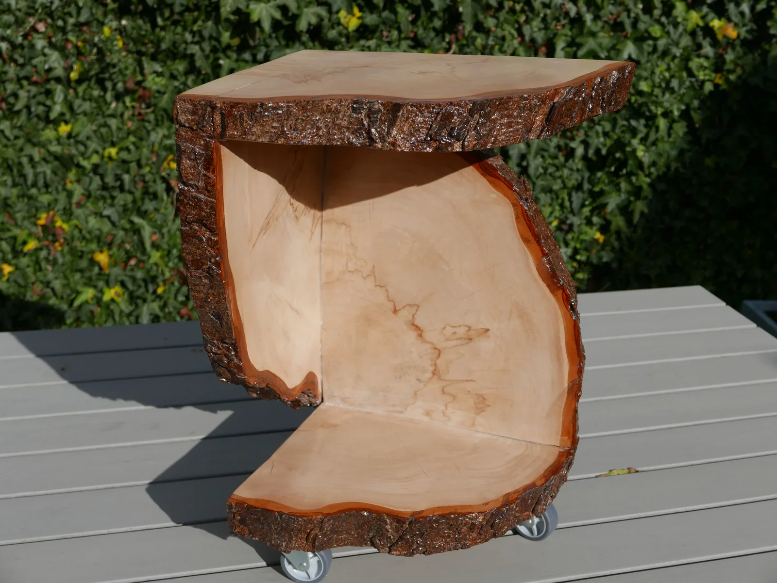Result on garden table