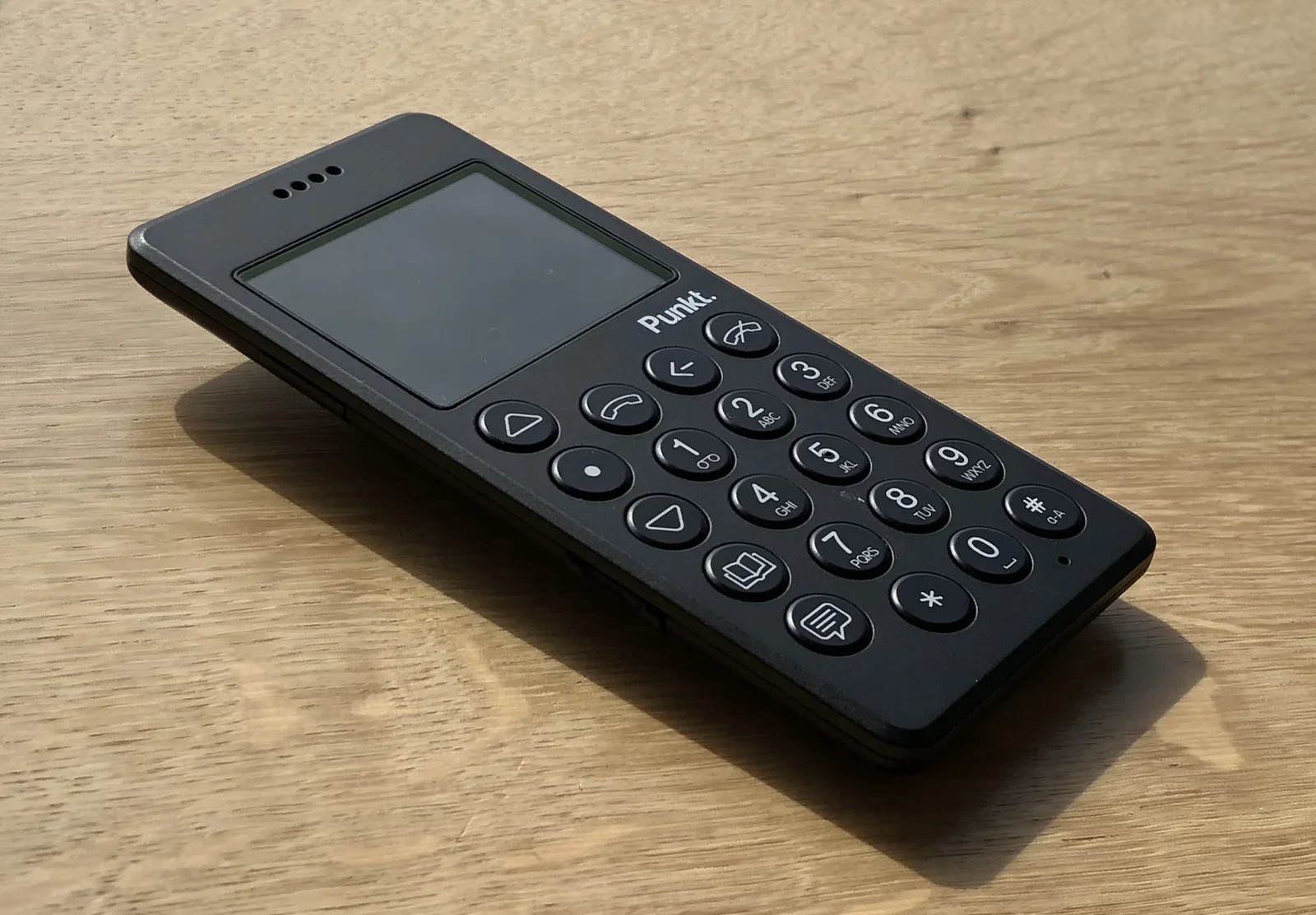 Designed to offer you a better balance between being connected and being disturbed, the Punkt MP01 mobile phone featured in my experiment using a "dumb phone" to foster creativity