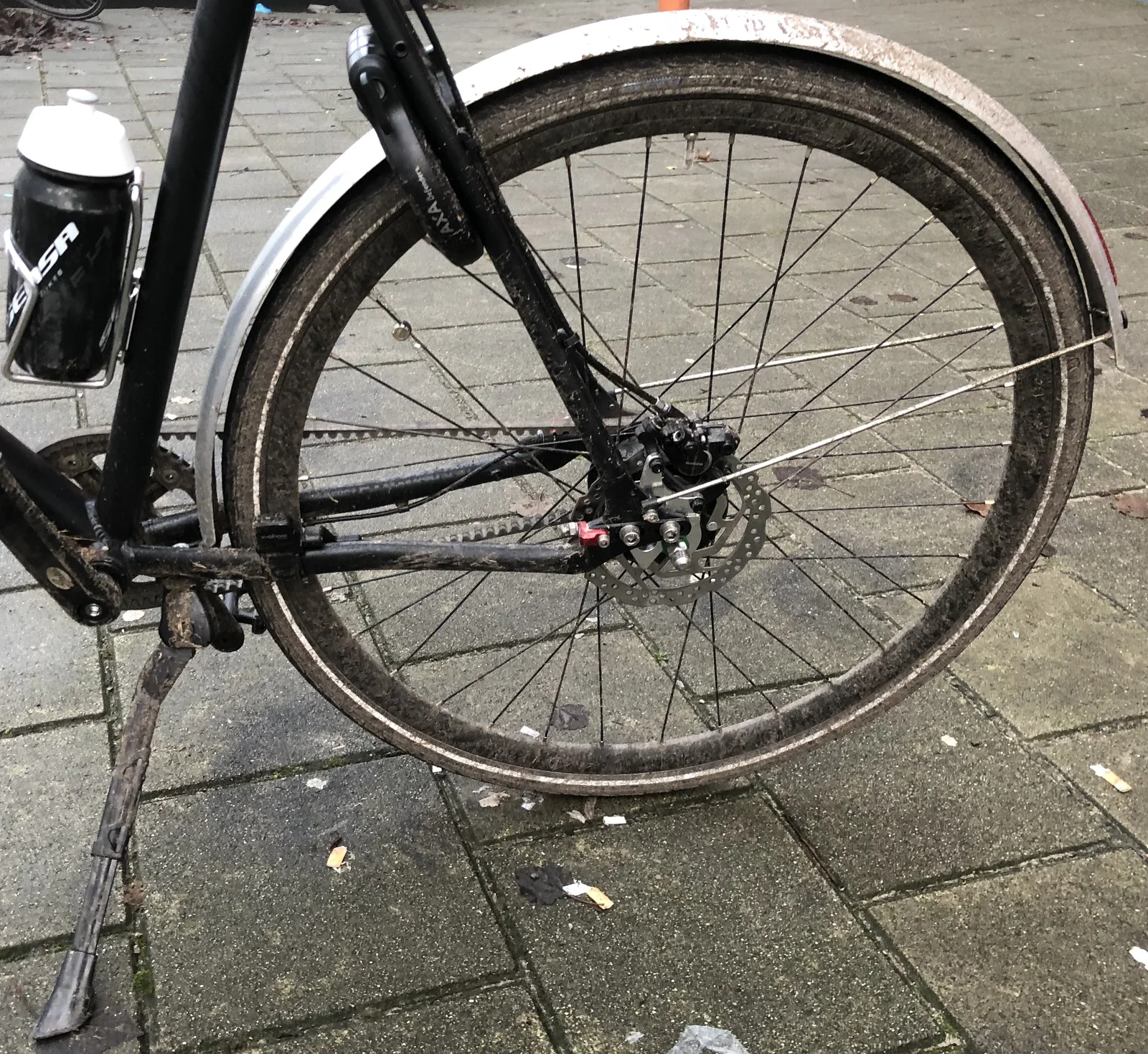 Excessive dirt after a "normal" commute during winter time