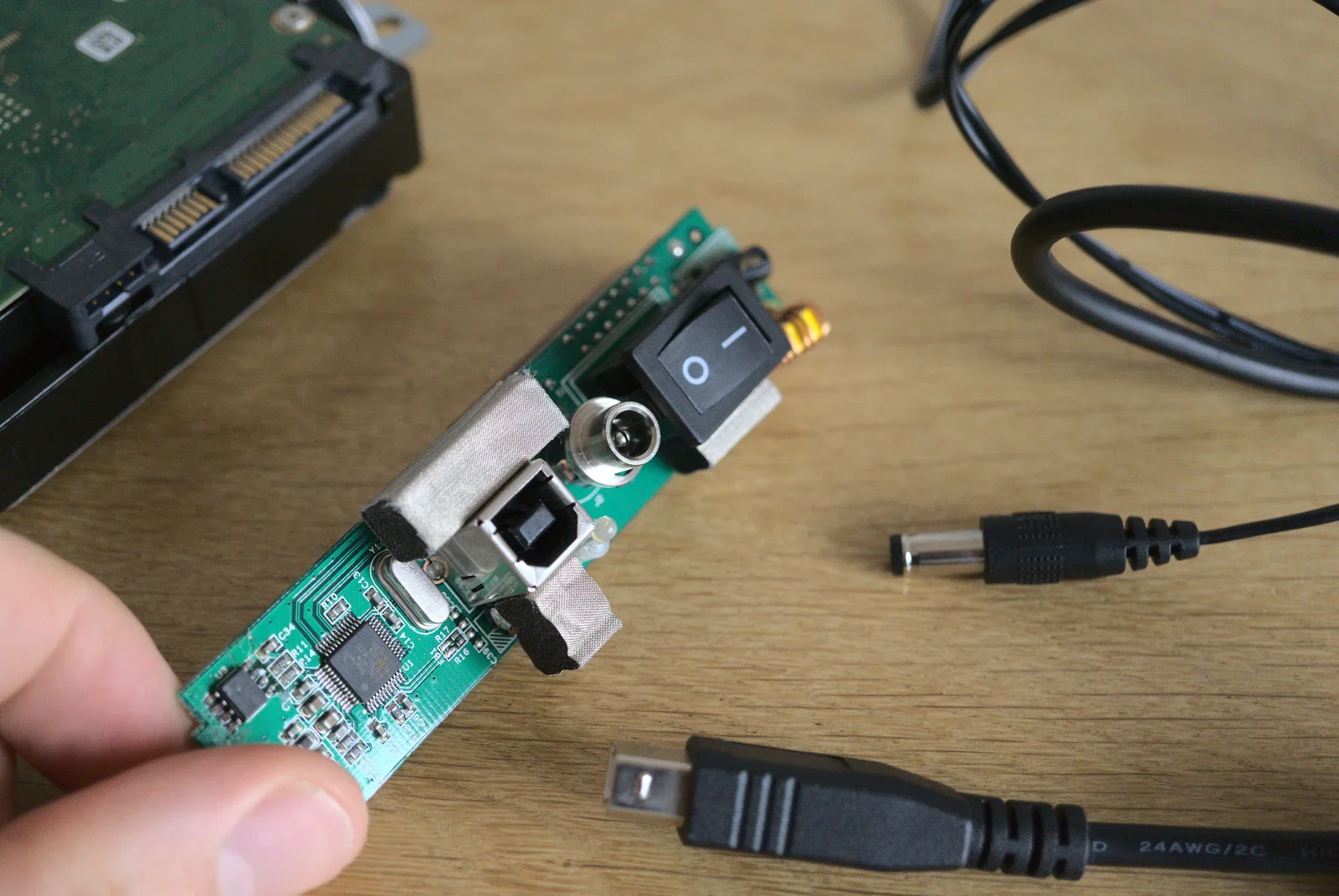 This chip is was originally part of a external USB disk drive - you might have one around that you can use for this