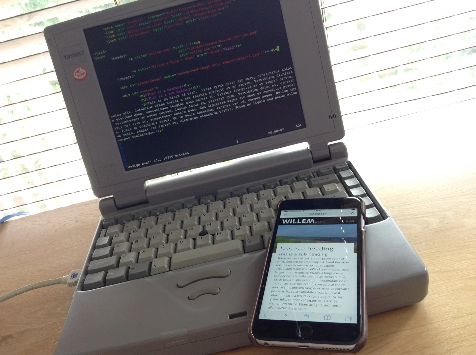 Building the blog... in style!