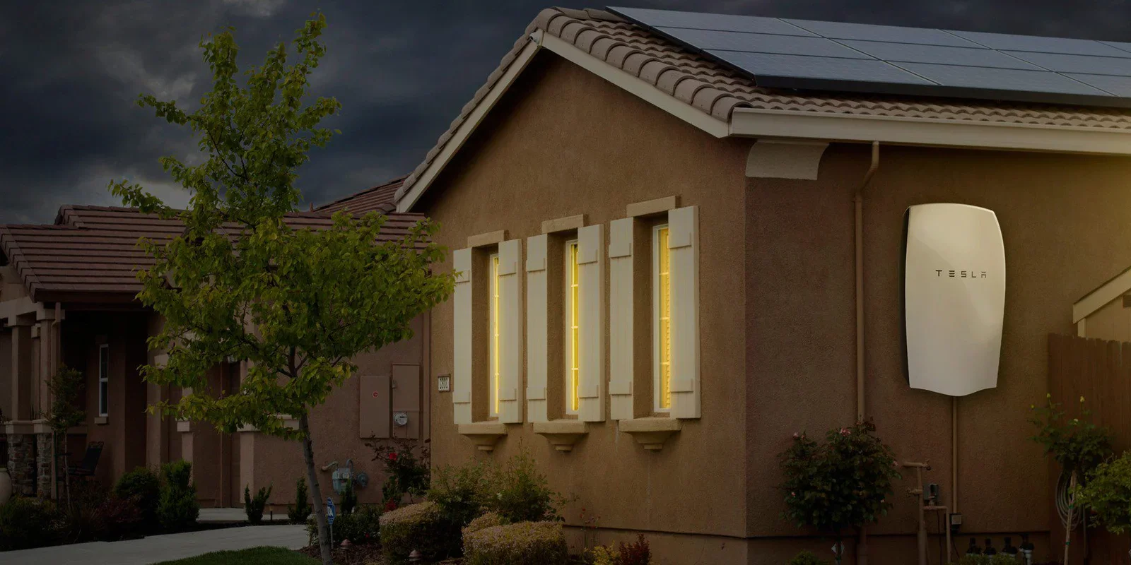 The Tesla PowerWall is a large battery pack that can be used to power an entire house