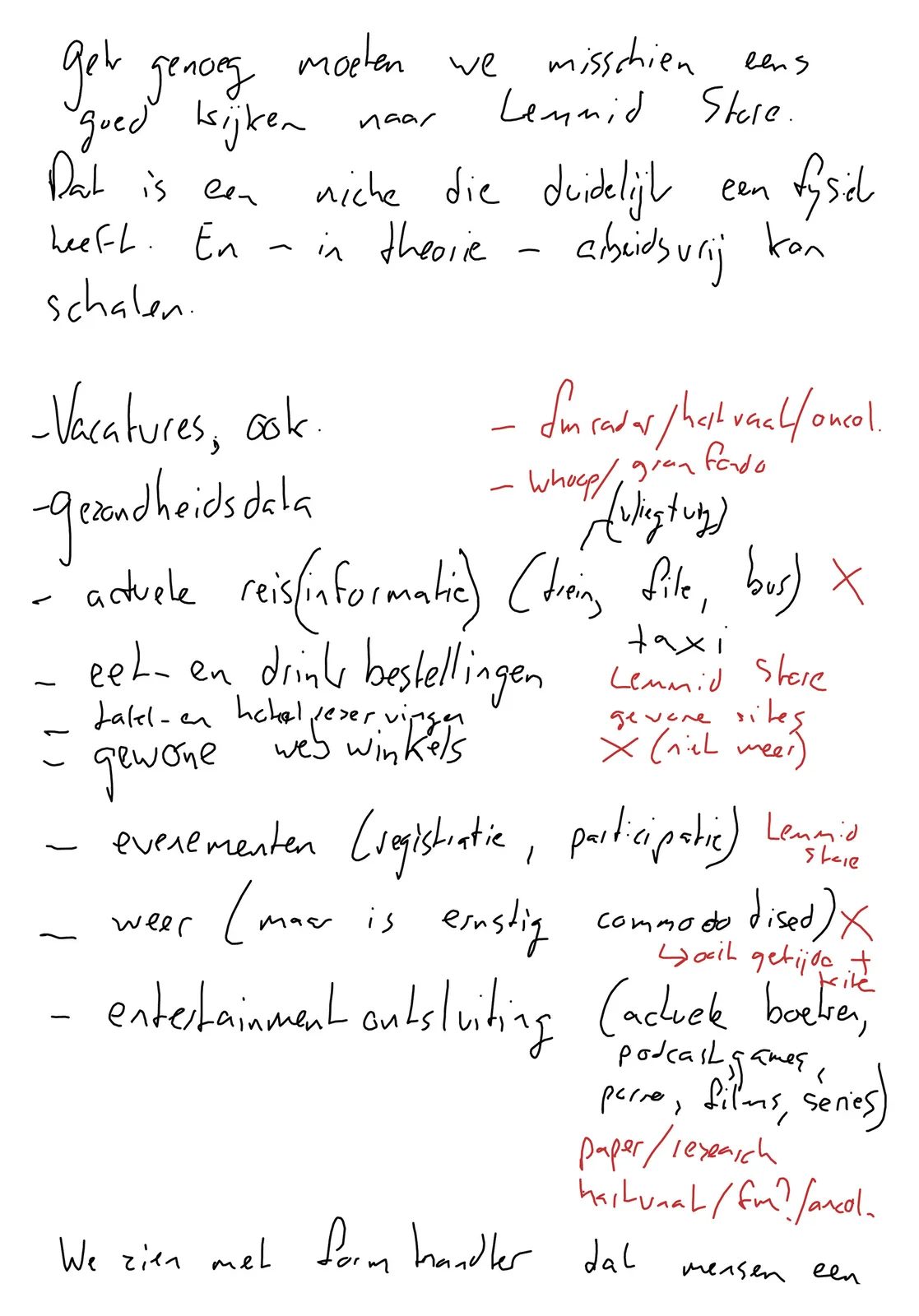 The list of 19 April: which niches have a physical anchor, and which are commoditised