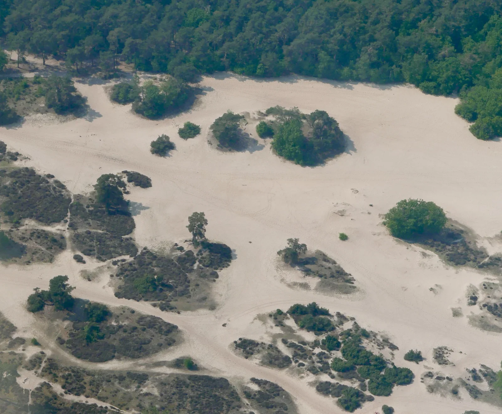 De Korte Duinen, Soest, seen from above