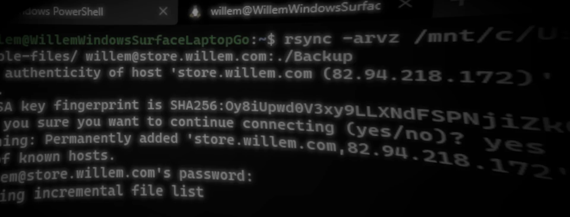 How to use rsync to make backups