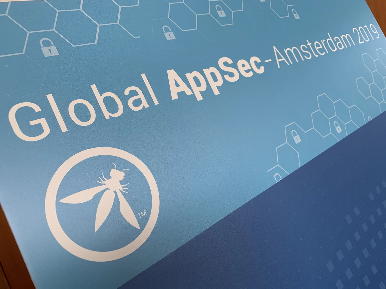 Global AppSec Amsterdam 2019. I visit these conferences myself: the hackers, researchers and CISOs you meet there see what is coming first