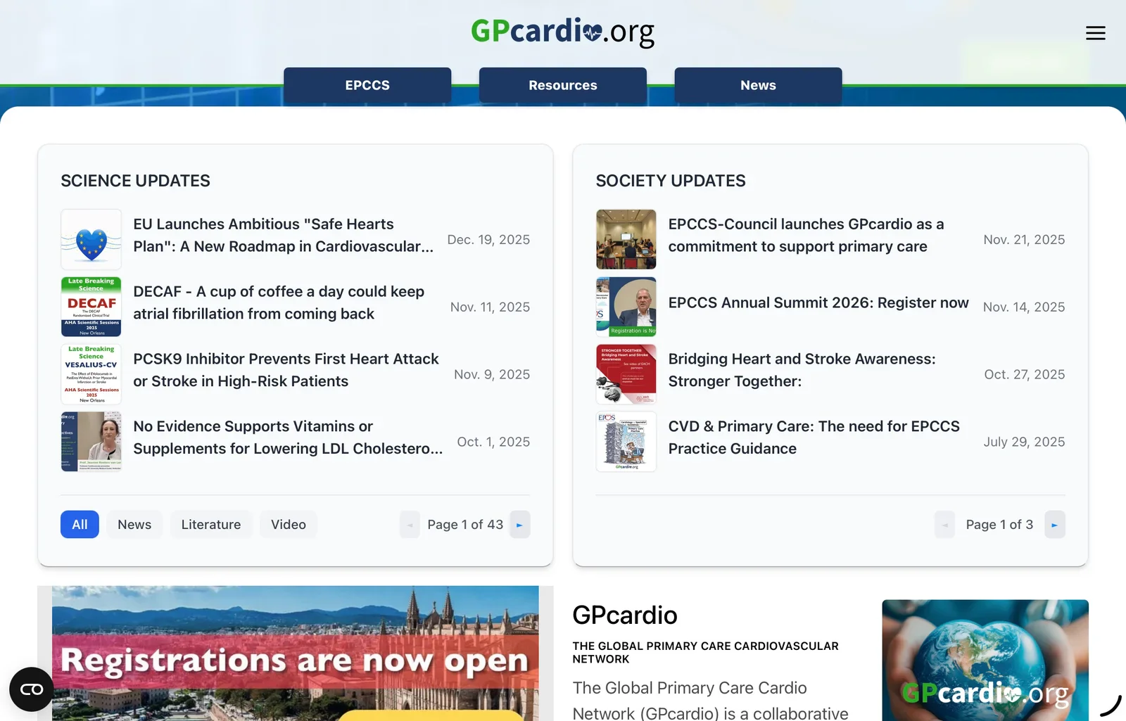 Content uit verschillende bronnen aggregeren in interactieve widgets op gpcardio.org