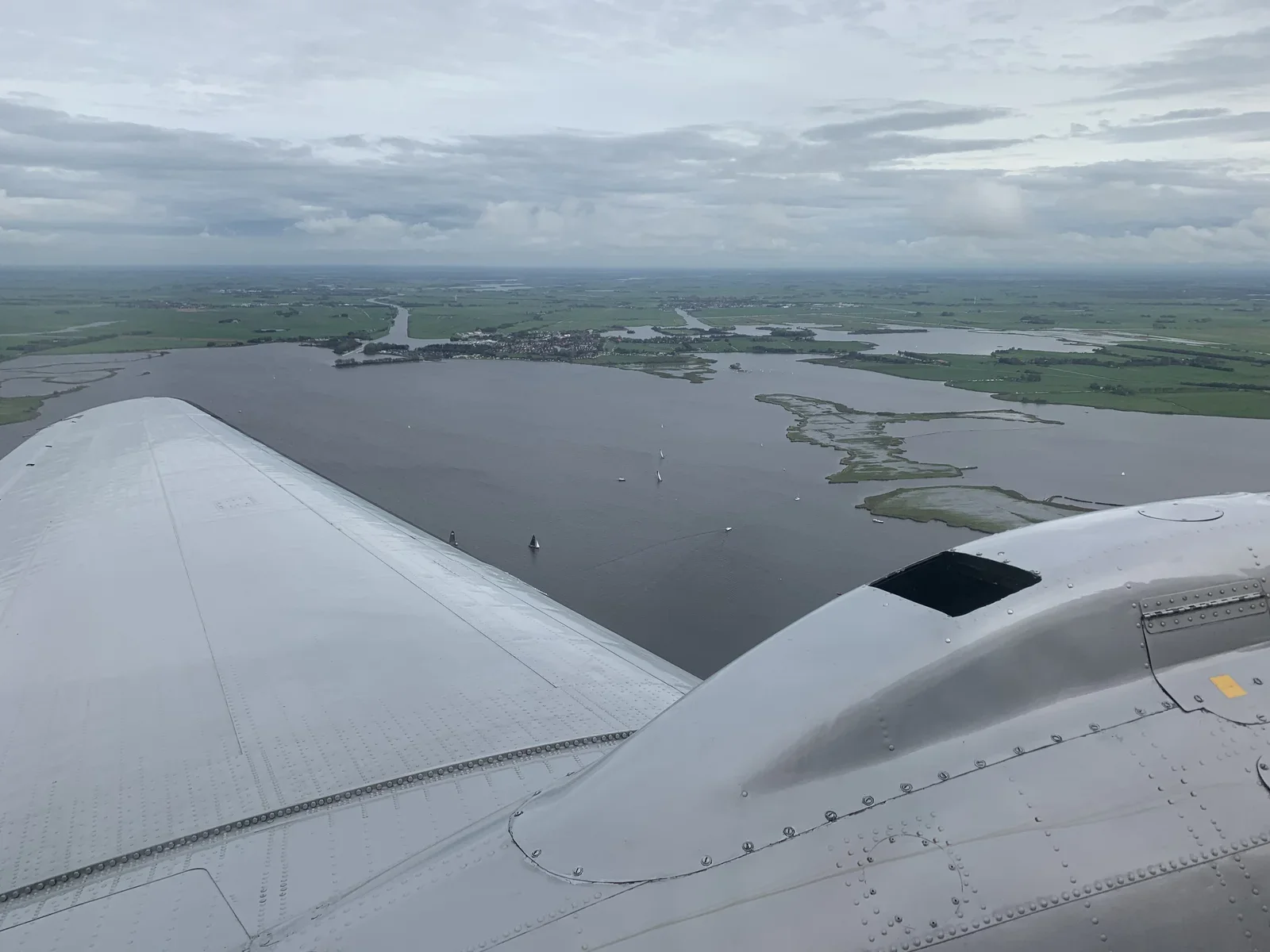 Terherne visible at the "Snitser Mar", Friesland
