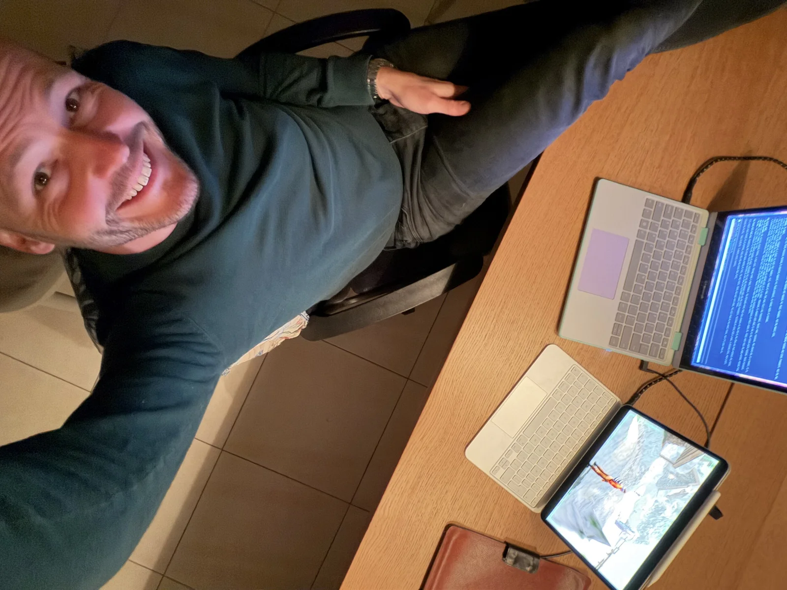 Dag één: een paar keer van mijn stoel gevallen