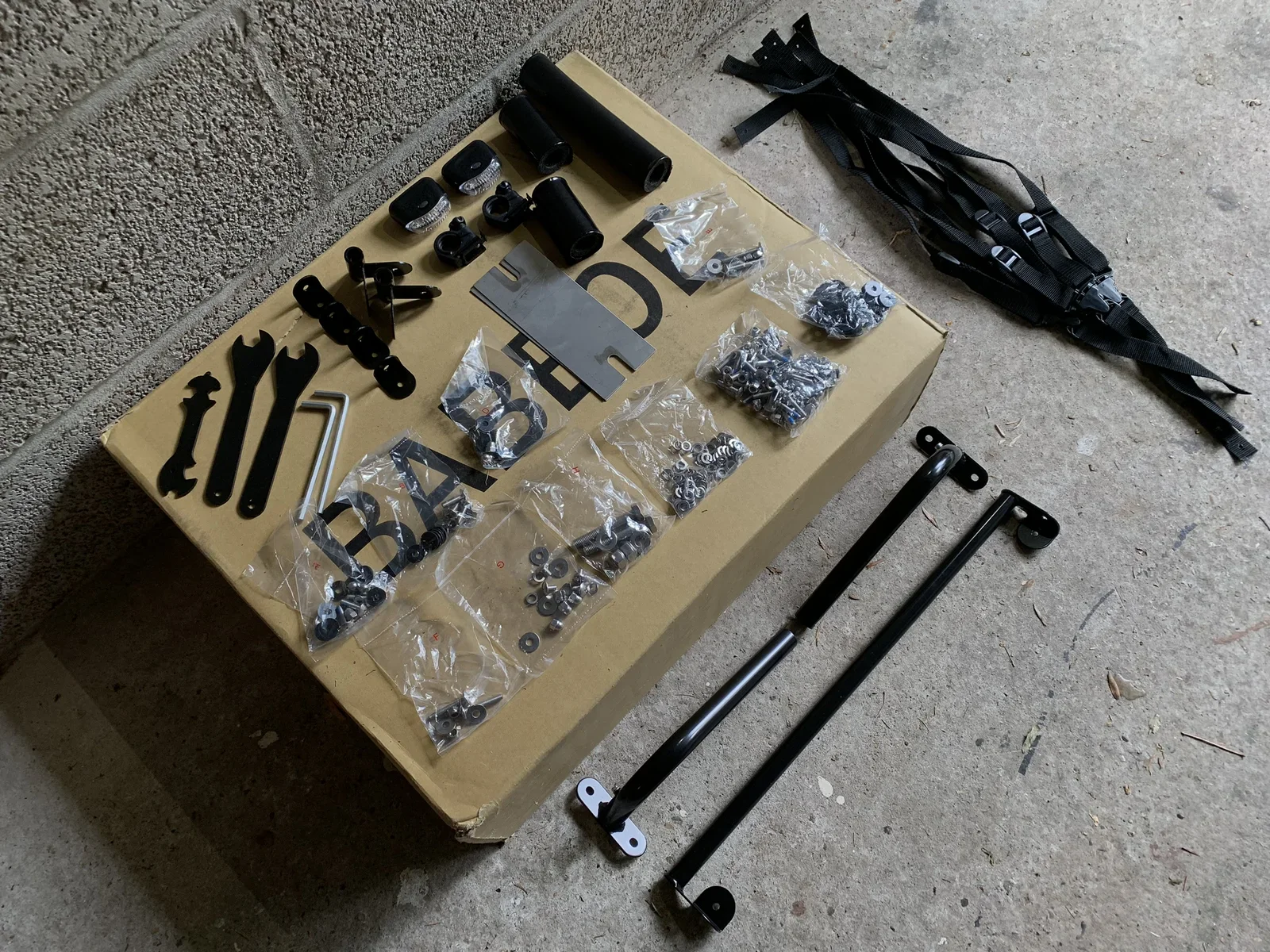 Bazillion screws, nuts, rings and bolts...